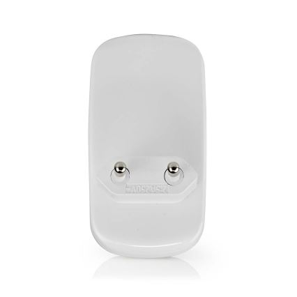 LED Laorientacyjna do kontaktu z czujnikiem ruchu i zmierzchu LED/0,55W/230V biały