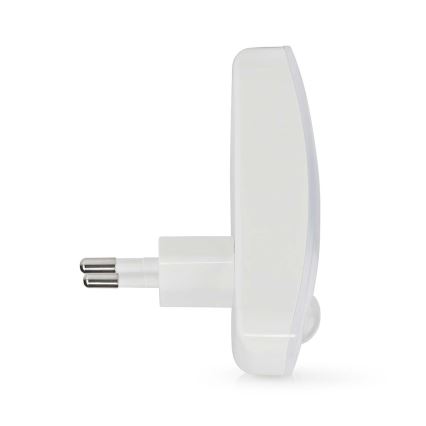 LED Laorientacyjna do kontaktu z czujnikiem ruchu i zmierzchu LED/0,55W/230V biały