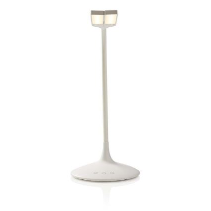 LED Lampa stołowa ściemnialna LED/6W/5V 2200 mAh biała +