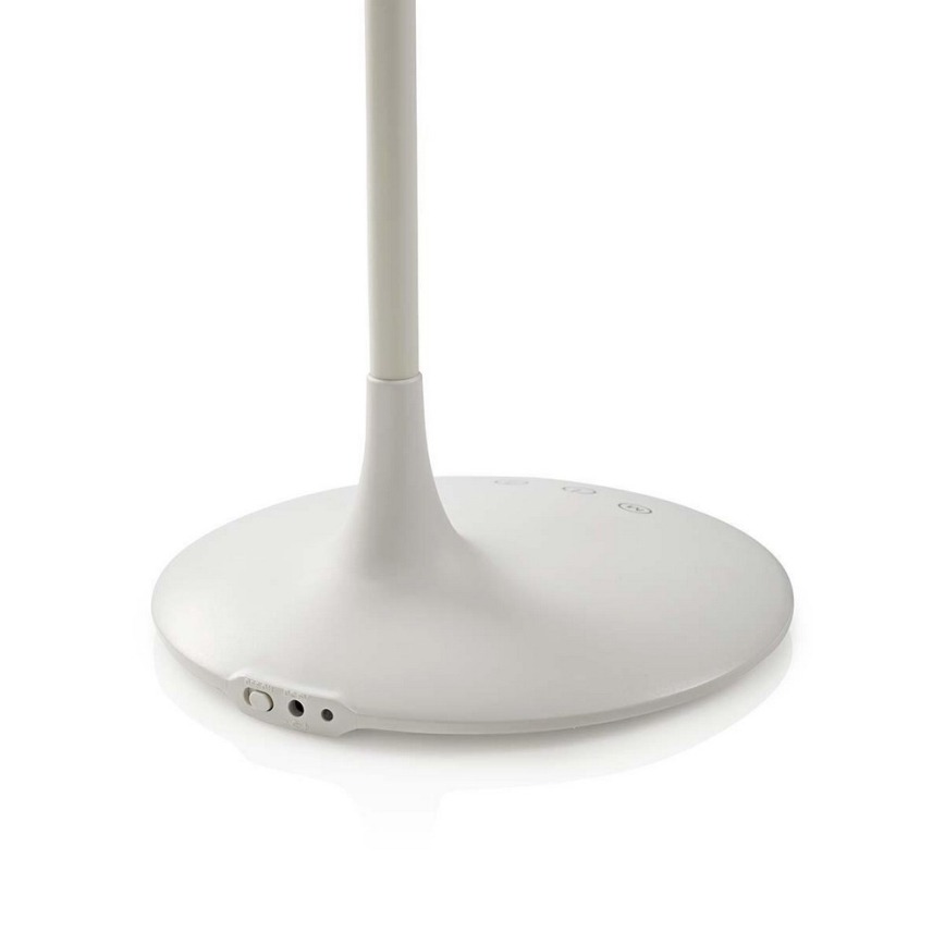 LED Lampa stołowa ściemnialna LED/6W/5V 2200 mAh biała +