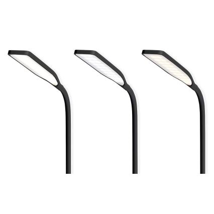 LED Ściemnialna dotykowy flexibilní Lampa stołowa z 15W bezprzewodowym ładowaniem Qi LED/5,5W/230V 2700-6500K czarny