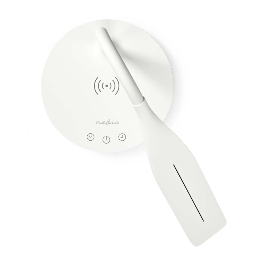 LED Ściemnialna dotykowy flexibilní Lampa stołowa z 15W bezprzewodowym ładowaniem Qi LED/5,5W/230V 2700-6500K biały