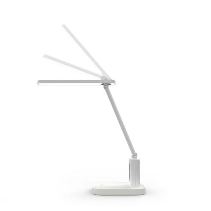LED ściemnialna ładowalna dotykowa lampka biurkowa z wyświetlaczem LED/7,5W/1200 mAh 3000/4000/5700K CRI 90 biała
