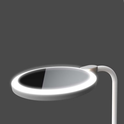 LED ściemnialna ładowalna lampa dotykowa z lusterkiem LED/6W/1200 mAh 3000/4000/5700K CRI 90 biała