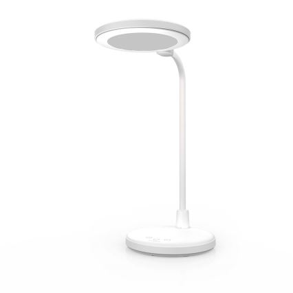 LED ściemnialna ładowalna lampa dotykowa z lusterkiem LED/6W/1200 mAh 3000/4000/5700K CRI 90 biała