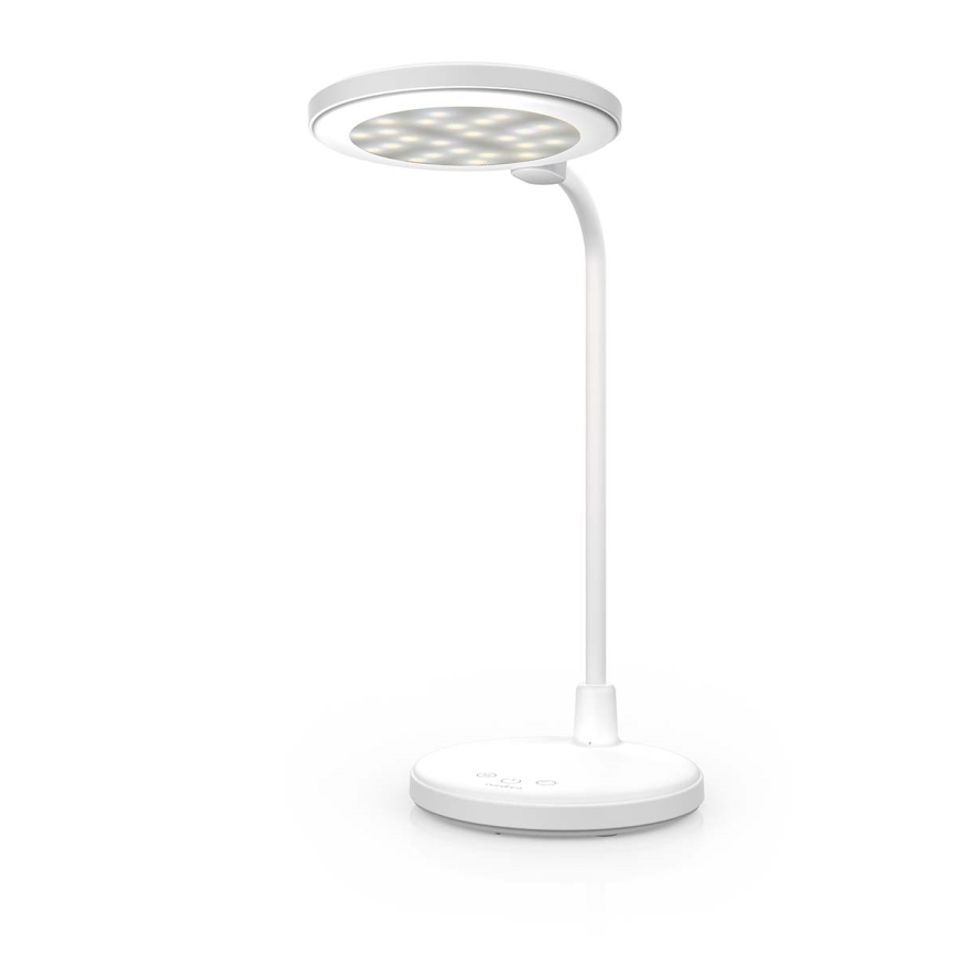 LED ściemnialna ładowalna lampa dotykowa z lusterkiem LED/6W/1200 mAh 3000/4000/5700K CRI 90 biała