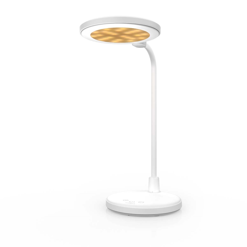 LED ściemnialna ładowalna lampa dotykowa z lusterkiem LED/6W/1200 mAh 3000/4000/5700K CRI 90 biała