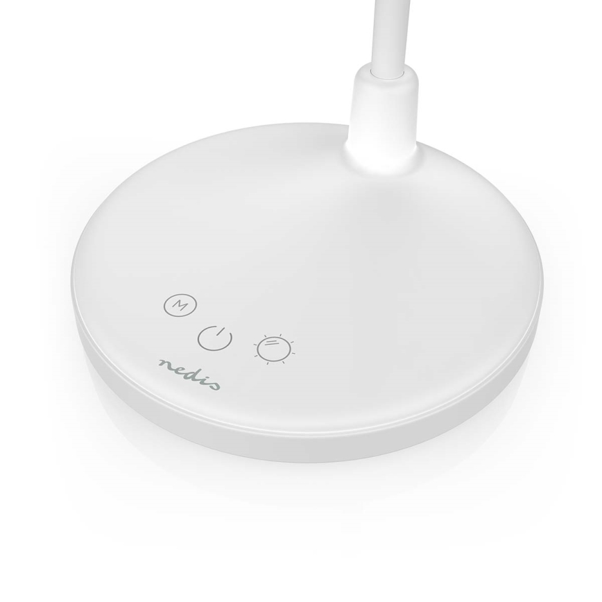 LED ściemnialna ładowalna lampa dotykowa z lusterkiem LED/6W/1200 mAh 3000/4000/5700K CRI 90 biała