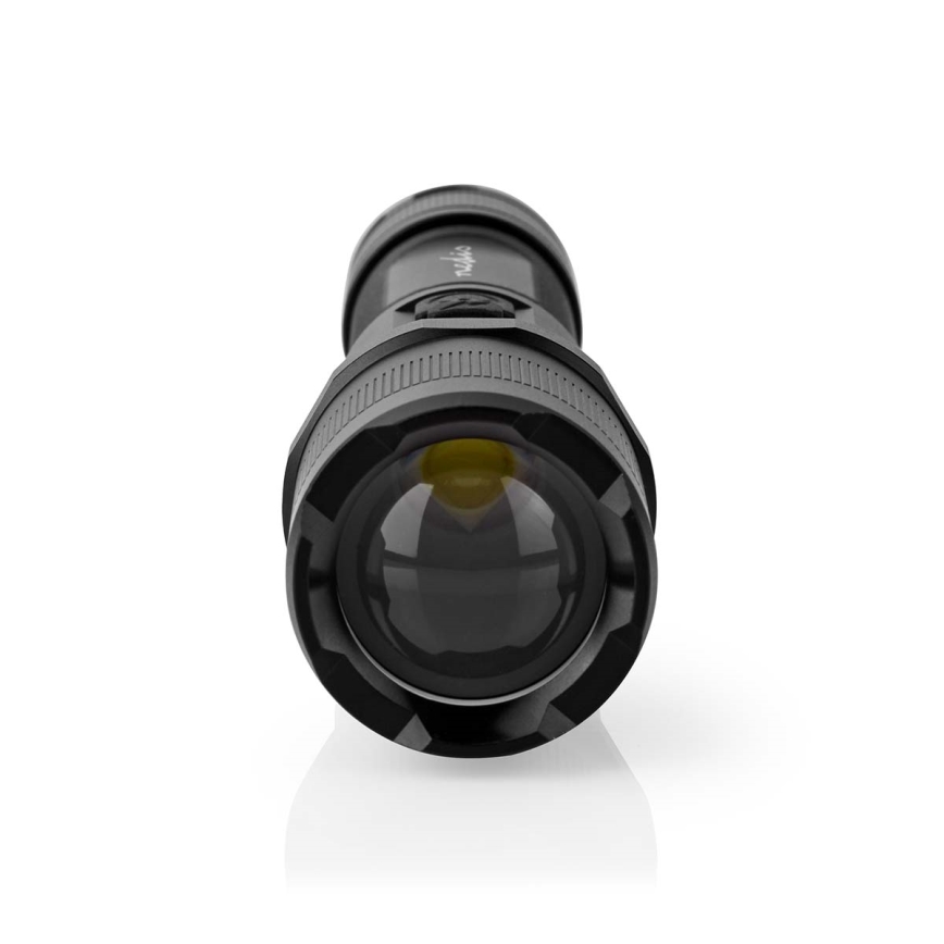 Latarka LED ściemnialna, ładowalna, aluminiowa LED/10W/5V 2200 mAh IPX4, czarna