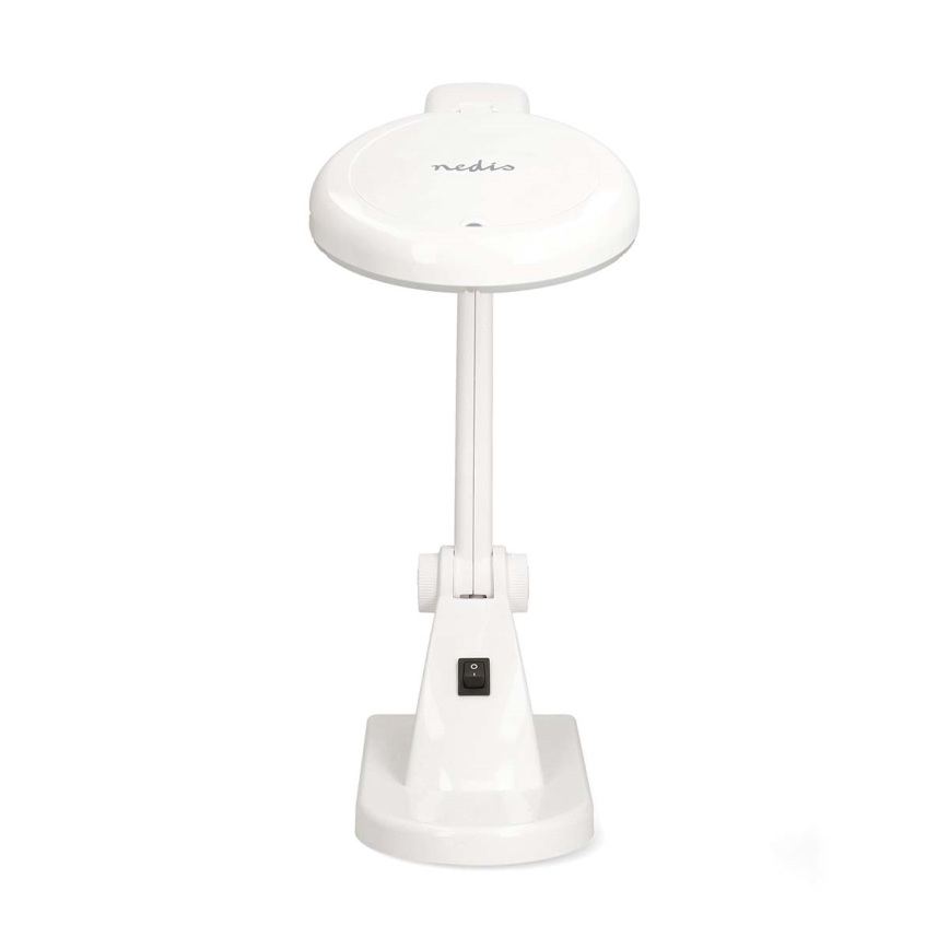 Lampka biurkowa z lupą LED/6W/230V biała