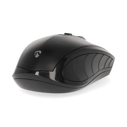Mysz bezprzewodowa 800/1200/1600 DPI 2xAAA czarny