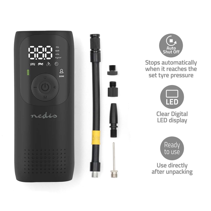 Cyfrowy kompresor kieszonkowy 4000 mAh 5V