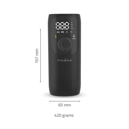 Cyfrowy kompresor kieszonkowy 4000 mAh 5V