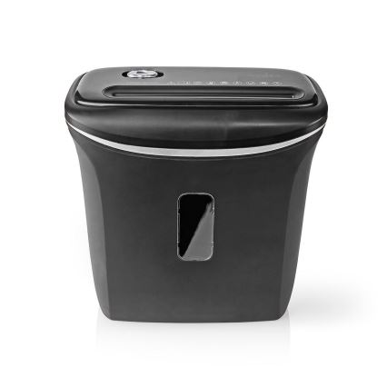 Niszczarka papieru A4 objętość 12 l 230V czarna