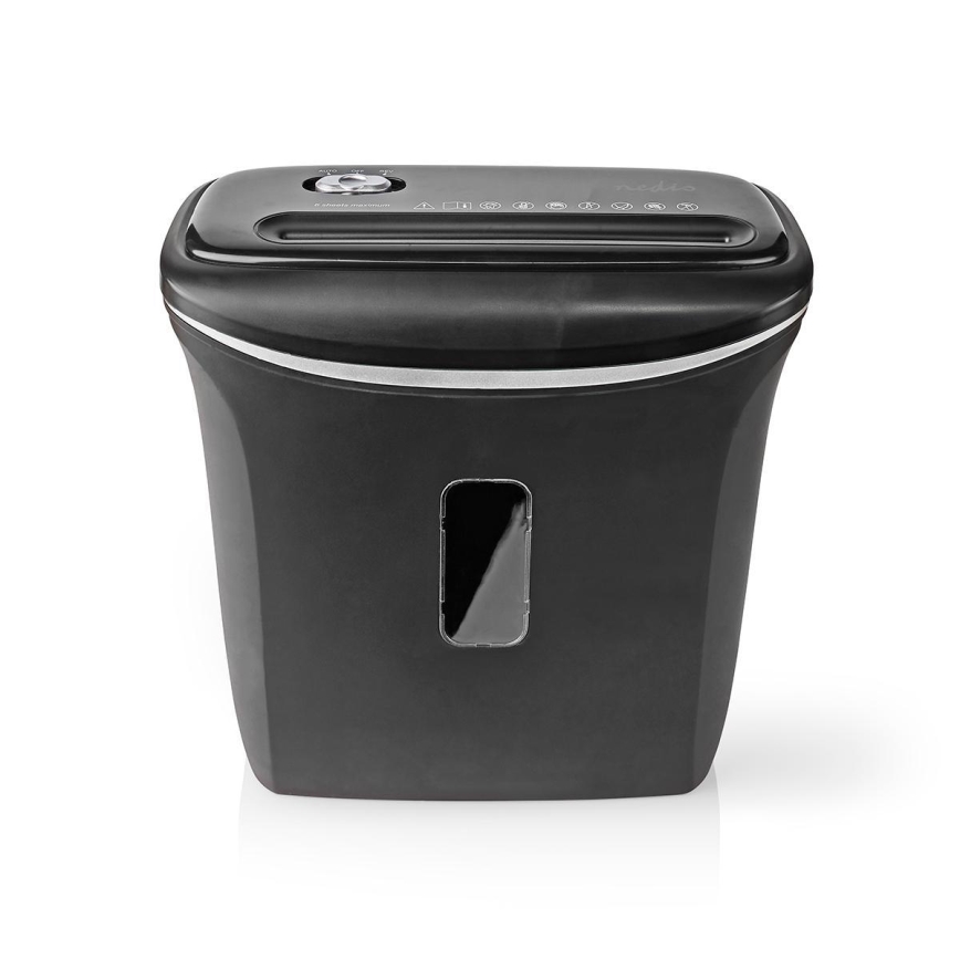 Niszczarka papieru A4 objętość 12 l 230V czarna