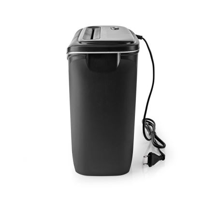 Niszczarka papieru A4 objętość 12 l 230V czarna