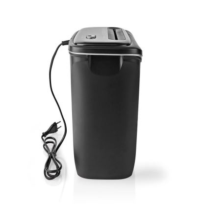 Niszczarka papieru A4 objętość 12 l 230V czarna