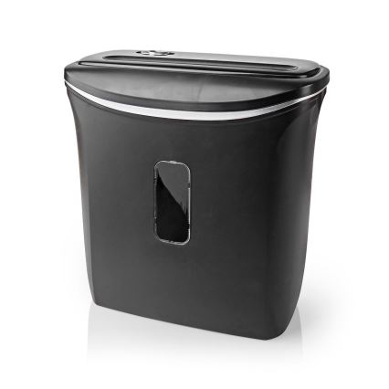 Niszczarka papieru A4 objętość 12 l 230V czarna
