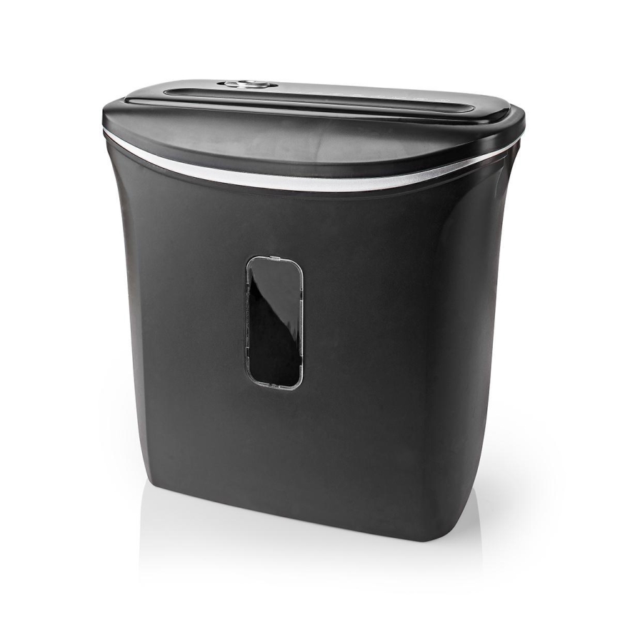 Niszczarka papieru A4 objętość 12 l 230V czarna