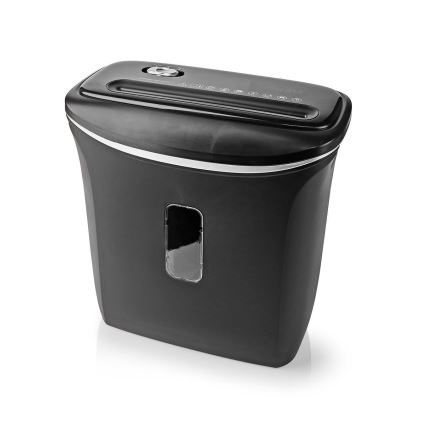Niszczarka papieru A4 objętość 12 l 230V czarna