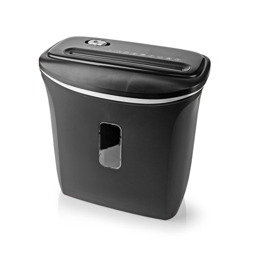 Niszczarka papieru A4 objętość 12 l 230V czarna
