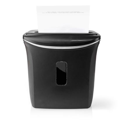 Niszczarka papieru A4 objętość 12 l 230V czarna