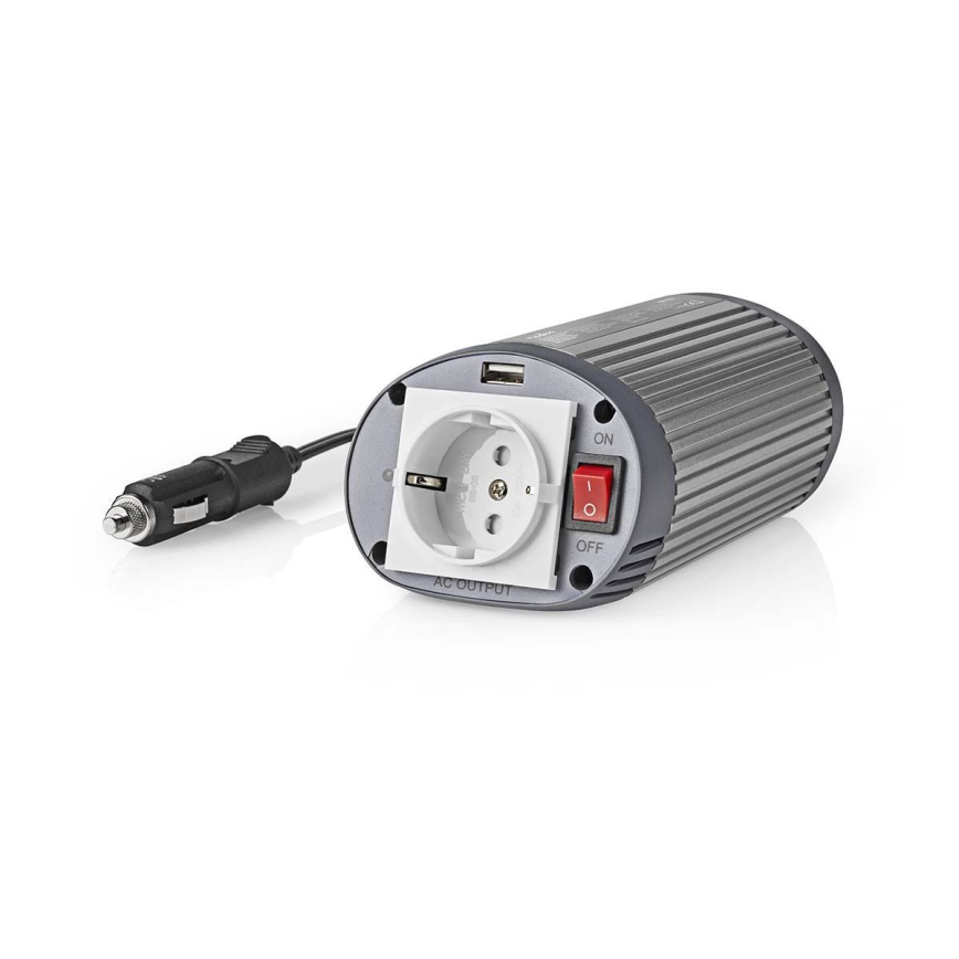 Przetwornica napięcia 150W/24/230V + USB