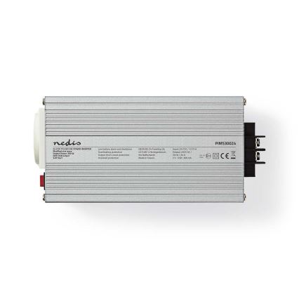 Przetwornica napięcia 300W/24/230V + USB