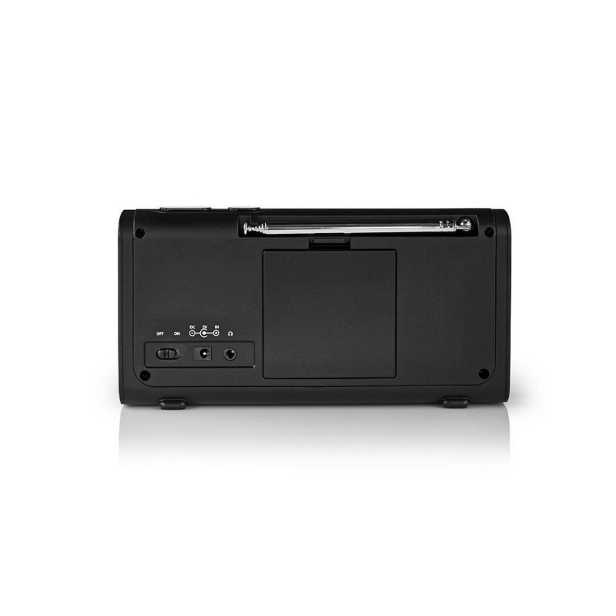 Radio z zegarem i funkcją alarmu 3W/FM/DAB