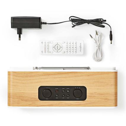 Wielofunkcyjne radio internetowe 34W/230V DAB+ FM Wi-Fi Bluetooth USB + pilot