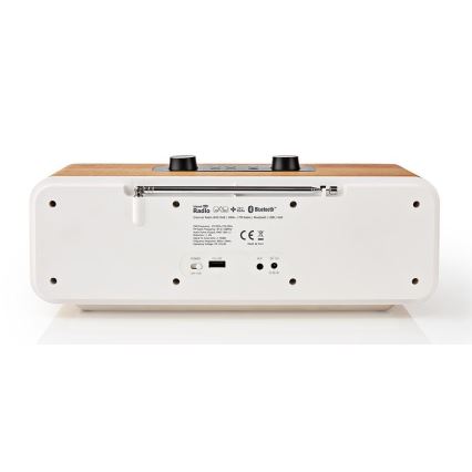Wielofunkcyjne radio internetowe 34W/230V DAB+ FM Wi-Fi Bluetooth USB + pilot