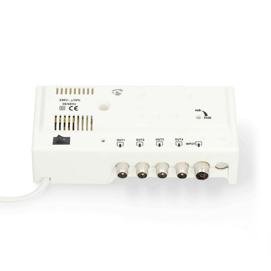4-pasmowy wzmacniacz antenowy 230V