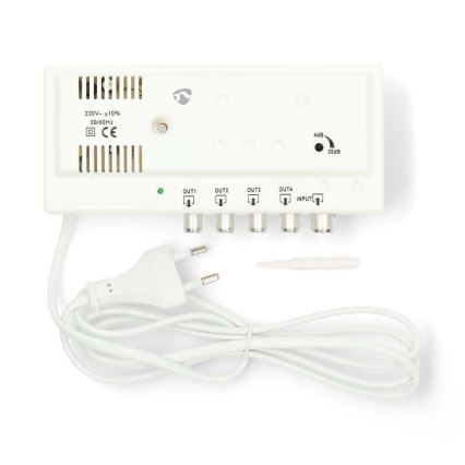 4-pasmowy wzmacniacz antenowy 230V