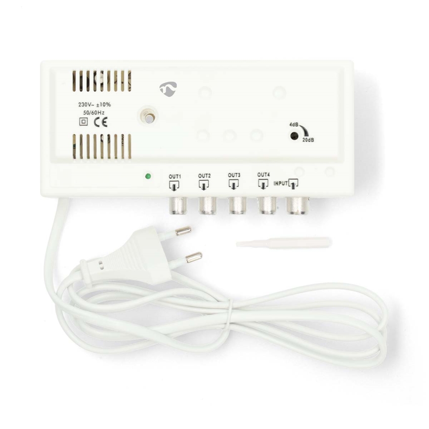 4-pasmowy wzmacniacz antenowy 230V