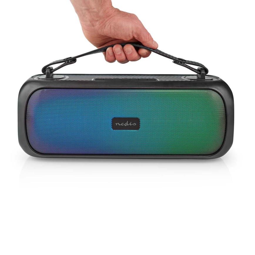 Głośnik akumulatorowy LED RGB 45W/3000 mAh IPX5