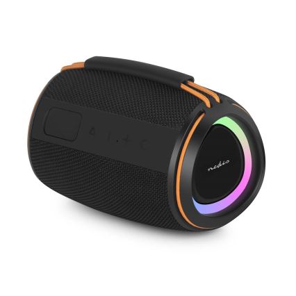 Głośnik LED z akumulatorem 40 W/1200 mAh IPX4 czarny