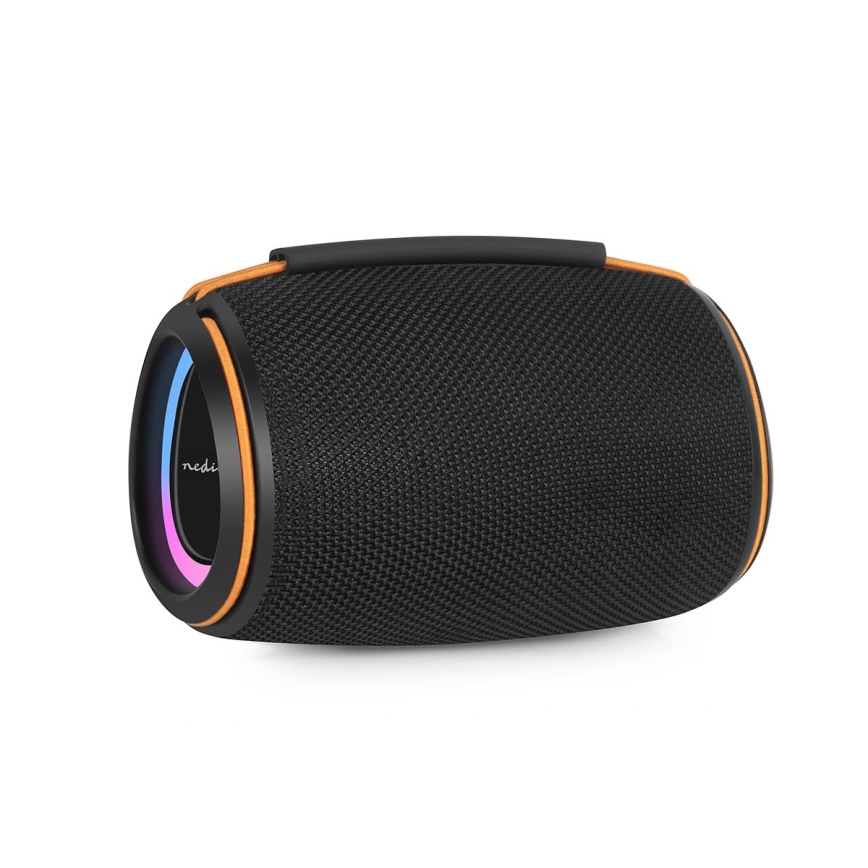 Głośnik LED z akumulatorem 40 W/1200 mAh IPX4 czarny