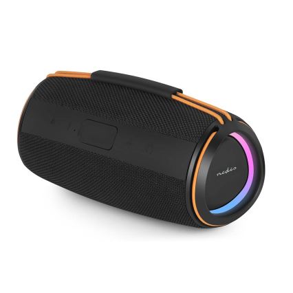 LED Głośnik ładowalny 60W/2000 mAh IPX4 czarny