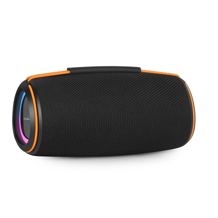 LED Głośnik ładowalny 60W/2000 mAh IPX4 czarny