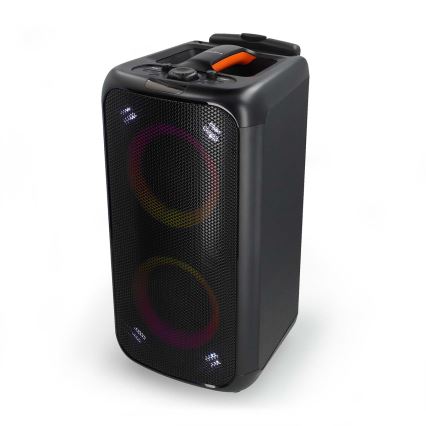 Głośnik akumulatorowy LED RGB 240W/4000 mAh + pilot zdalnego sterowania
