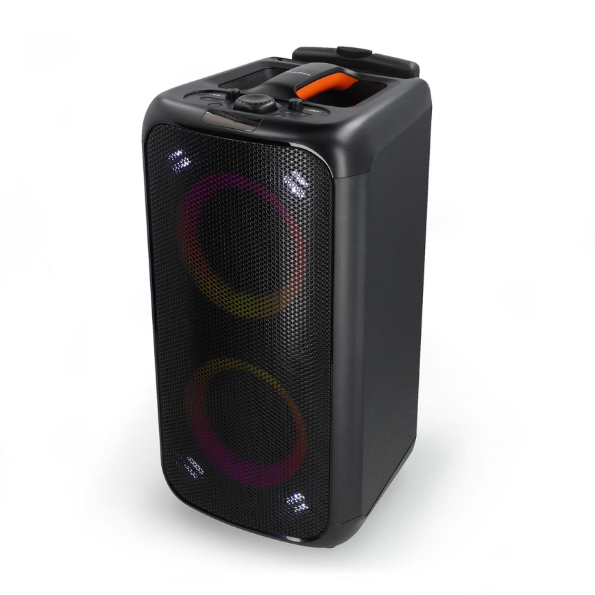 Głośnik akumulatorowy LED RGB 240W/4000 mAh + pilot zdalnego sterowania