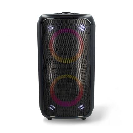 Głośnik akumulatorowy LED RGB 240W/4000 mAh + pilot zdalnego sterowania