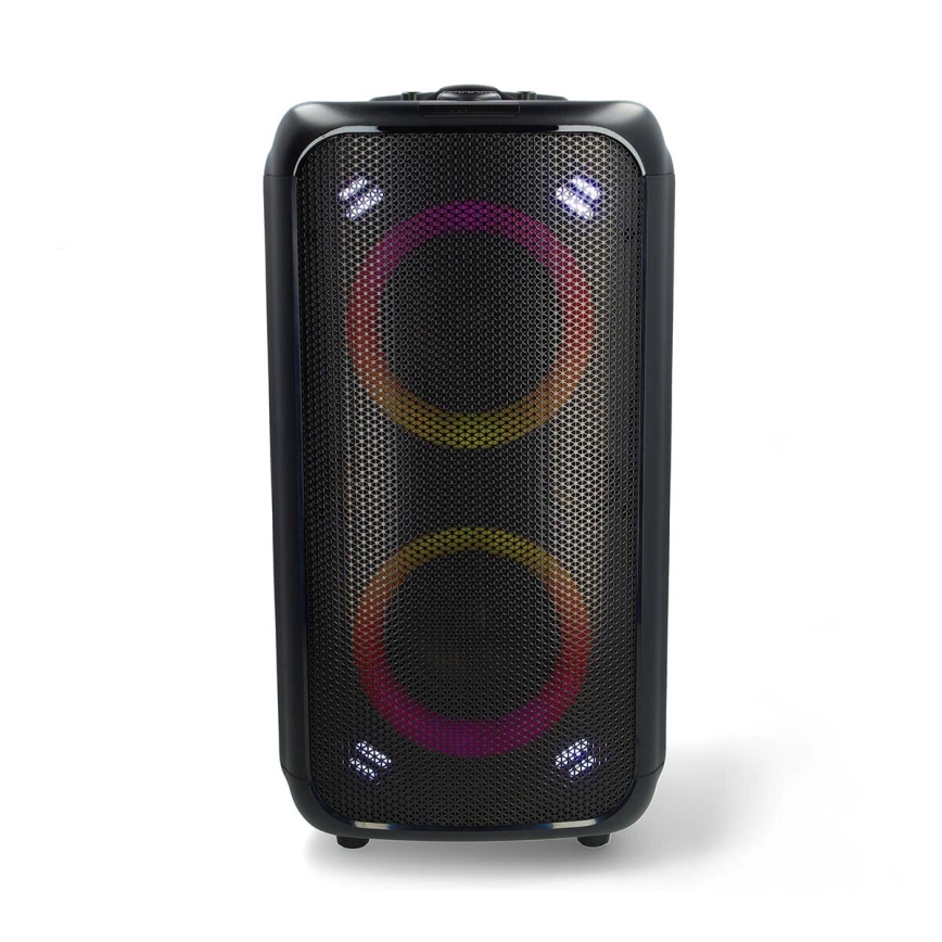 Głośnik akumulatorowy LED RGB 240W/4000 mAh + pilot zdalnego sterowania