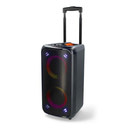 Głośnik akumulatorowy LED RGB 240W/4000 mAh + pilot zdalnego sterowania