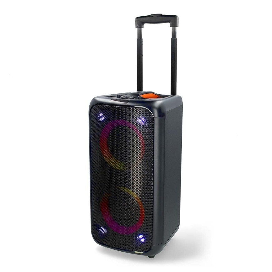Głośnik akumulatorowy LED RGB 240W/4000 mAh + pilot zdalnego sterowania