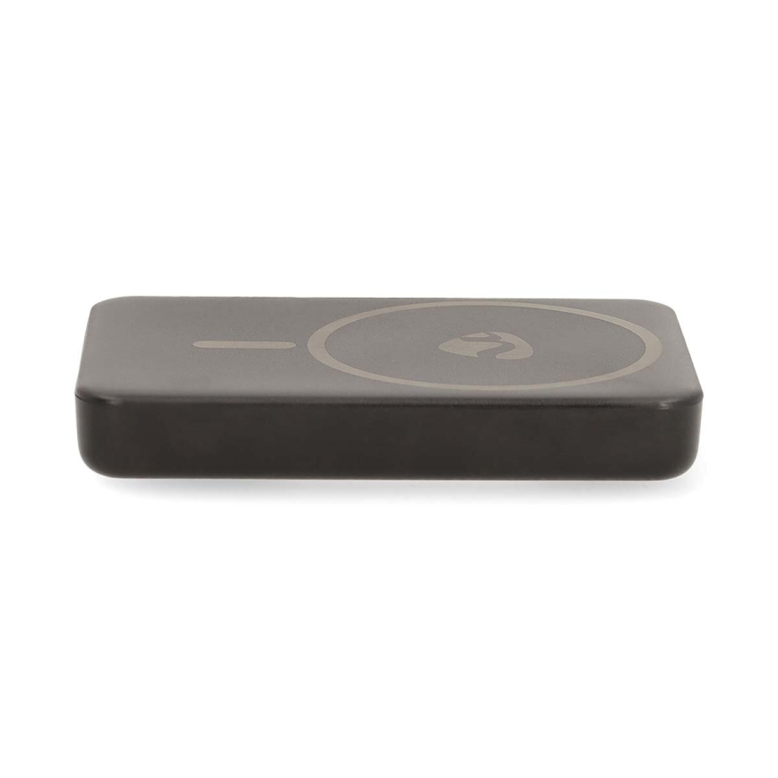 Power Bank 2w1 magnetyczny z ładowaniem bezprzewodowym MagSafe 5000 mAh czarny