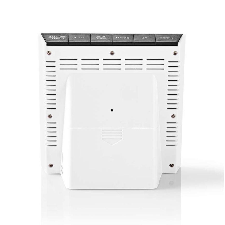 Stacja meteorologiczna z kolorowym wyświetlaczem LCD 230V/3xAAA + 2xAA czarny