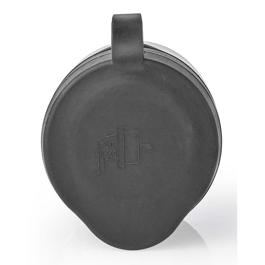 Inteligentne gniazdko 3680W/230V/Schuko Typ F/16A Wi-Fi IP44 czarne