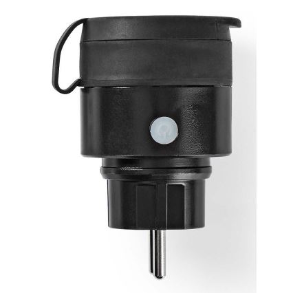 Inteligentne gniazdko 3680W/230V/Schuko Typ F/16A Wi-Fi IP44 czarne