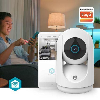 Inteligentna kamera Smartlife 5V 3MP Full HD 1296p Wi-Fi Tuya